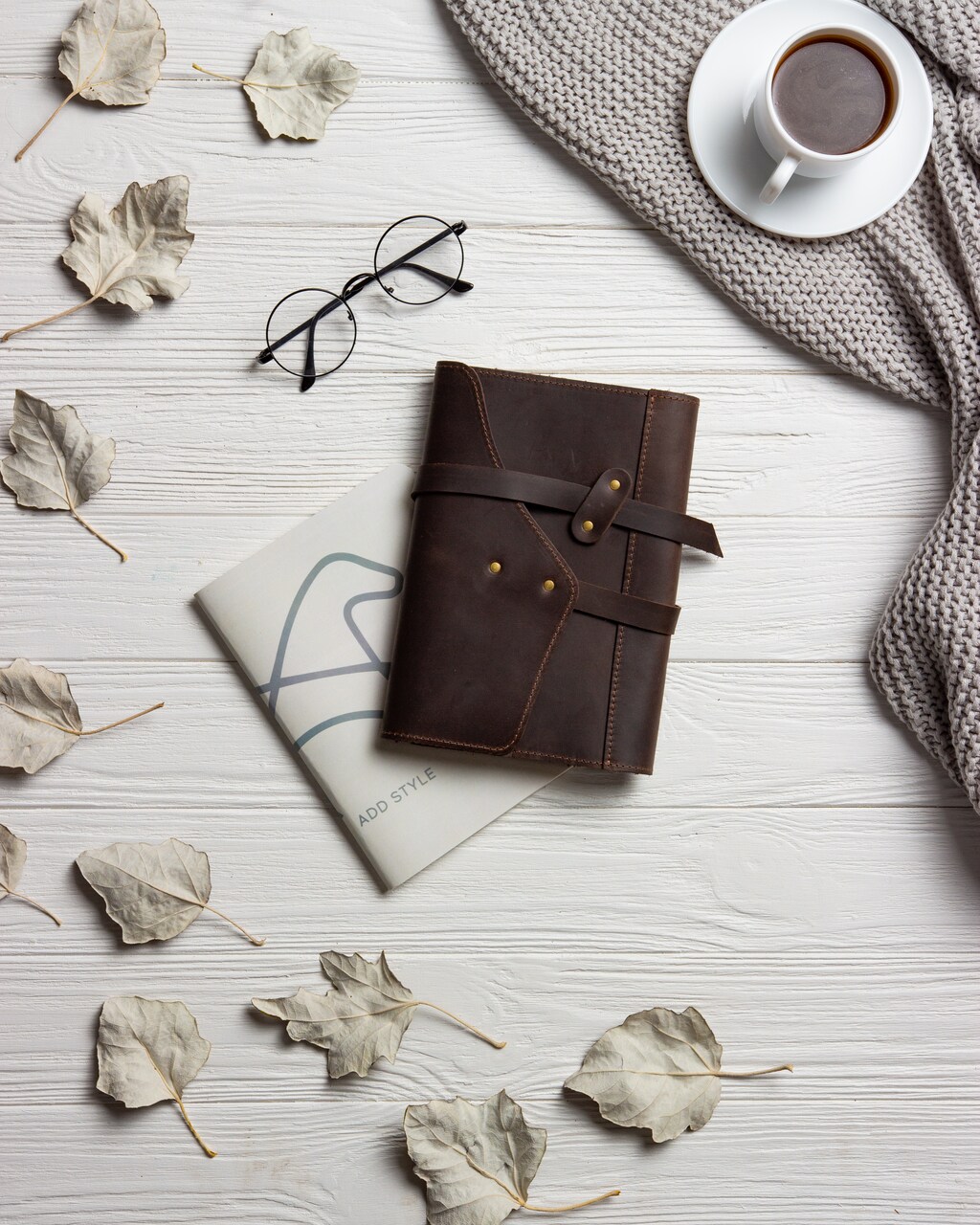 Leather Journal Refillable, Custom Notebook, Travel Journal Writing, Custom Leather Journal